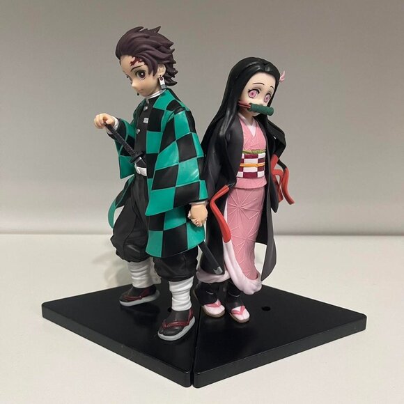 SEGA Demon Slayer Kamado Tanjiro and Kamado Nezuko SPM Anime Figure Duo - Picture 1 of 5